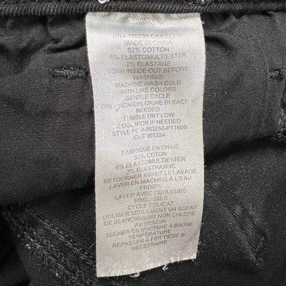 CURRENT ELLIOTT The Stiletto Skinny Jeans Black Noir 28 - Picture 9 of 9